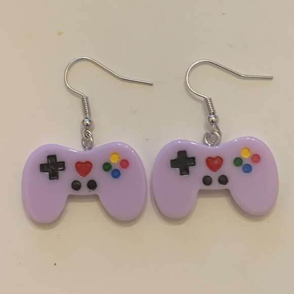 X Box Earrings, Gaming Earrings, Novelty Earrings, Gift Idea, Silly Earr… - Picture 4 of 4